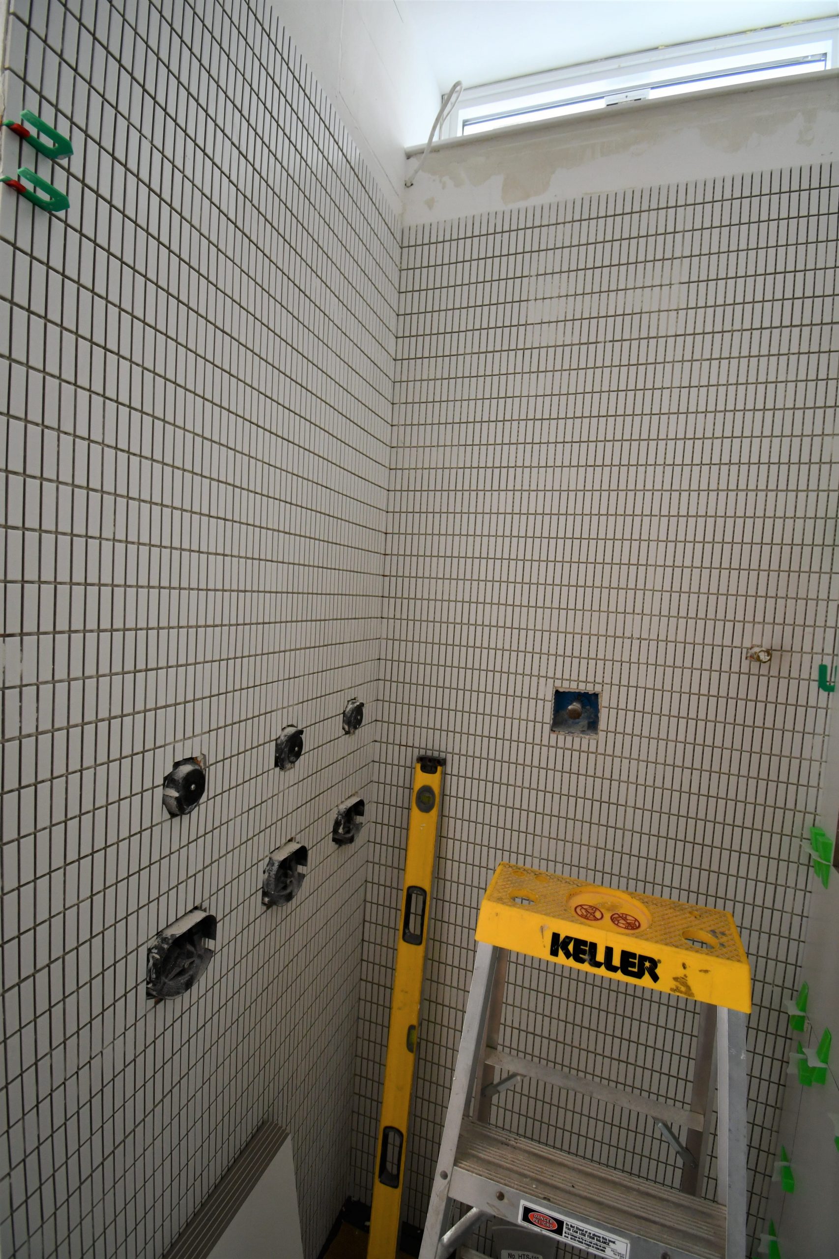 tiling stage remodel